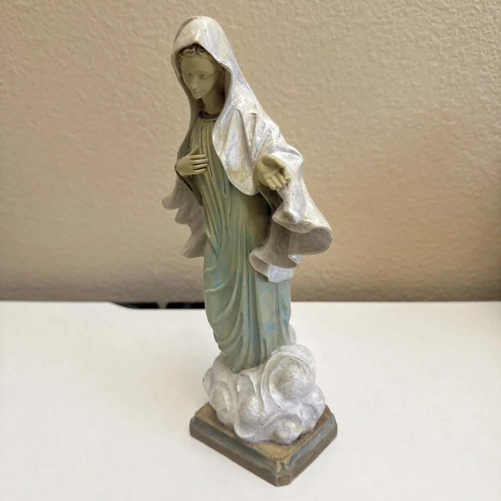 Vintage Fontanini Virgin Mary Figurine - The Ascension into Heaven 